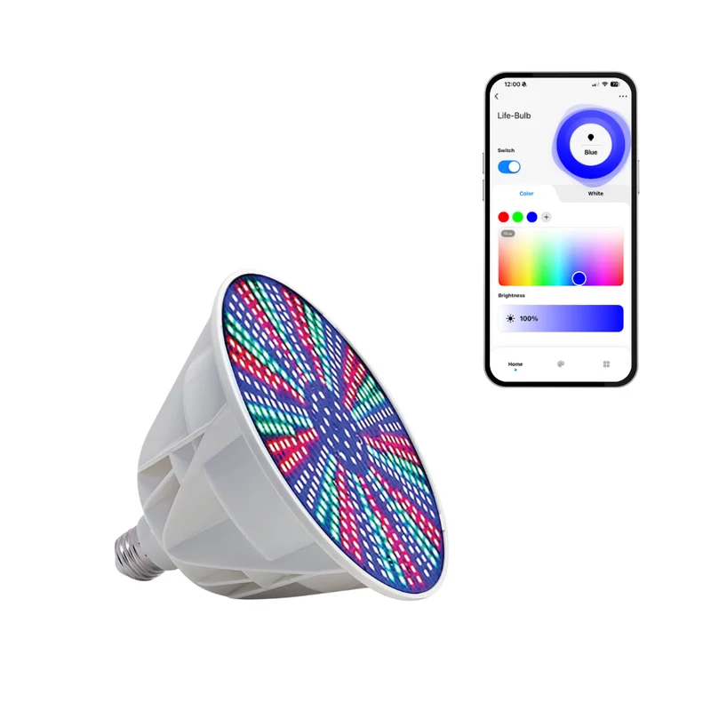Life-Bulb Smart Color LED Spa Bulb System (E26 Base) | 120V System to 12V Wi-Fi Conversion | Lifetime Replacement Program