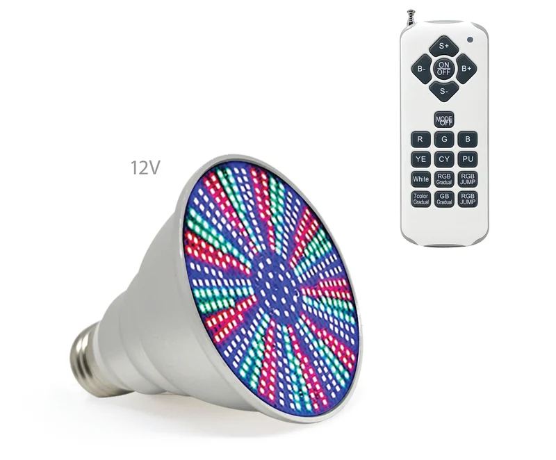 Life-Bulb Color RGB-W LED Spa Bulb (E26/E27 Base) | Replaces Pentair & Hayward In-Ground Fixtures (12V Low Voltage / 10W) | Lifetime Replacement Program