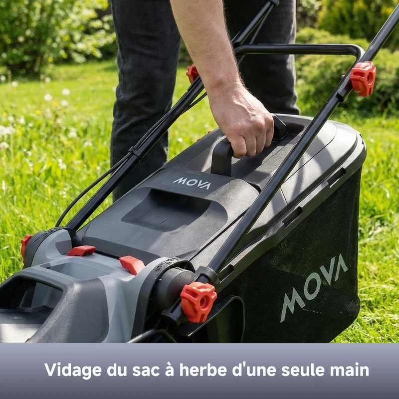MOVA GL415 Tondeuse à gazon sans balais 40 V, 38 cm