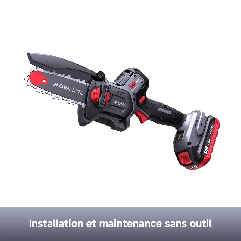 MOVA GC205 Scie d'élagage sans balais 20 V, 12 cm