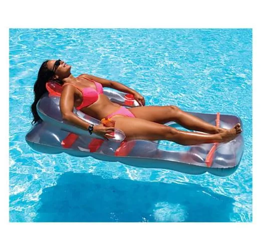 Chaise longue gonflable Deluxe