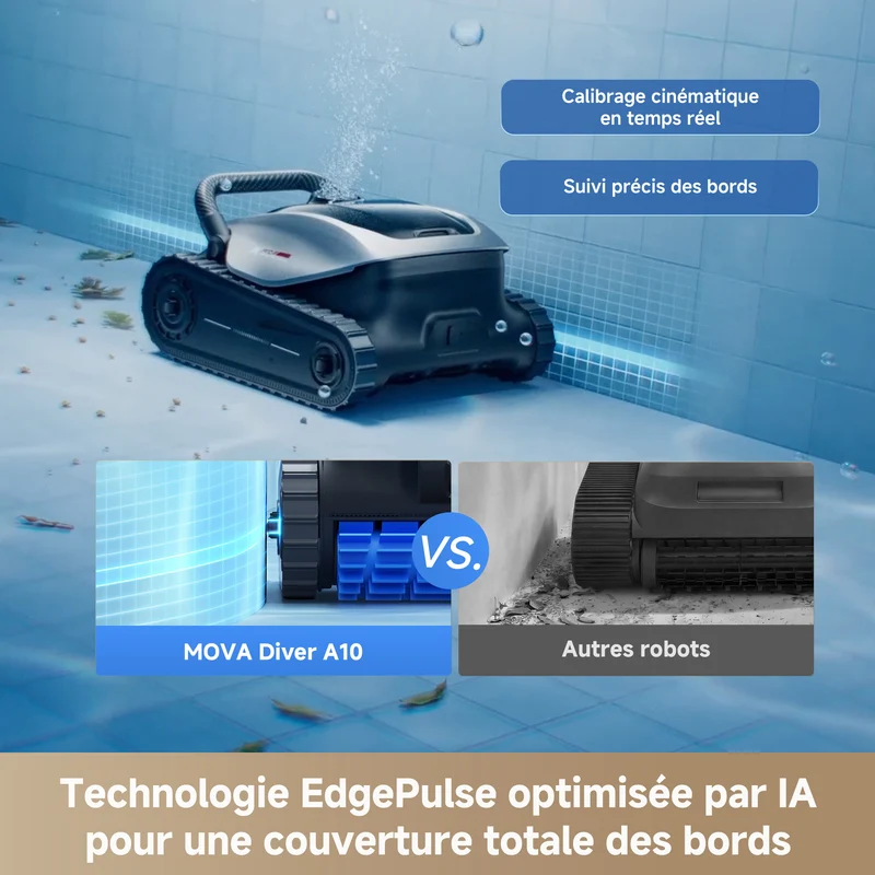 MOVA Diver A10 Robot nettoyeur de piscine