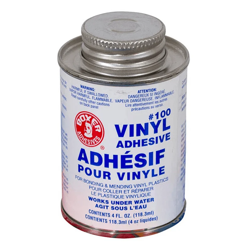 Adhésif pour vinyle avec bouchon applicateur