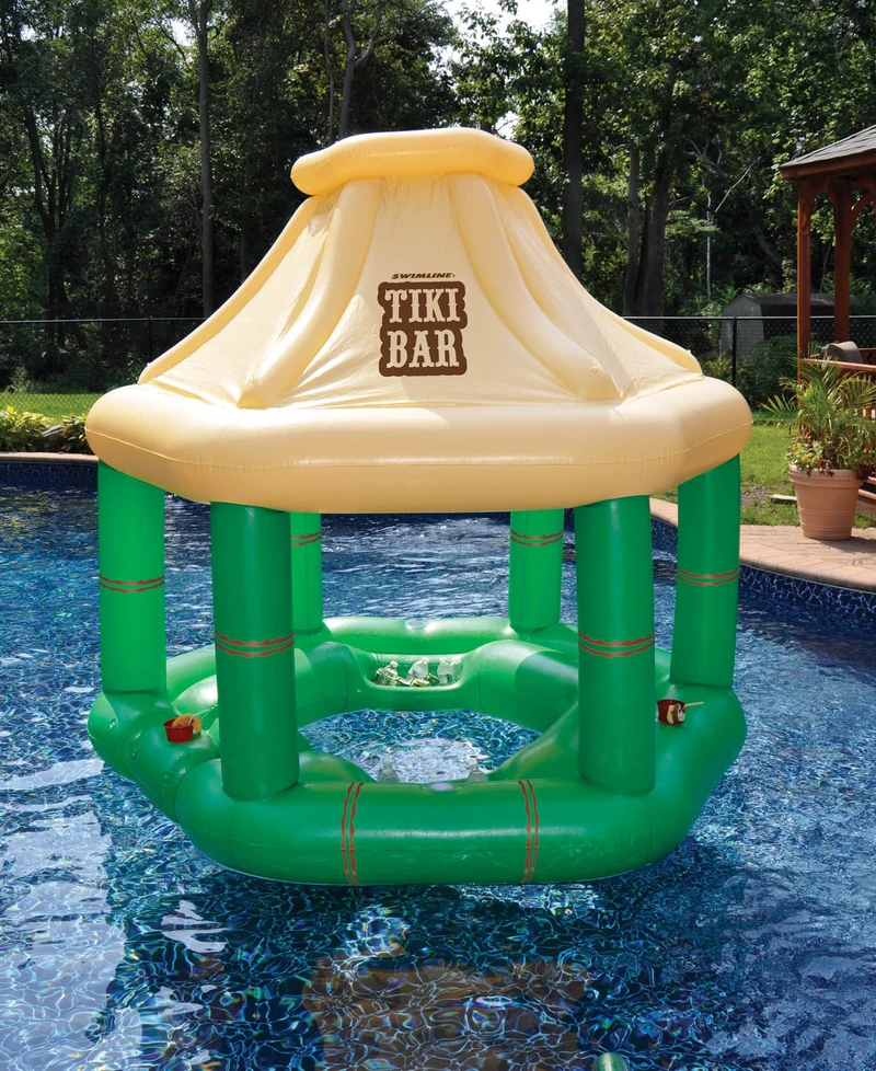 Bar Tiki flottant