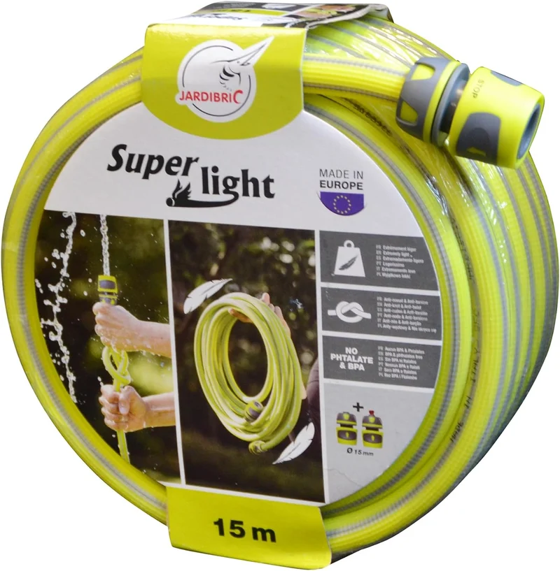 SET TUYAU SUPER LIGHT AVEC RACCORDS