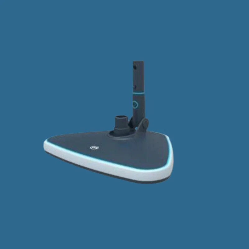 Tête de balai triangulaire