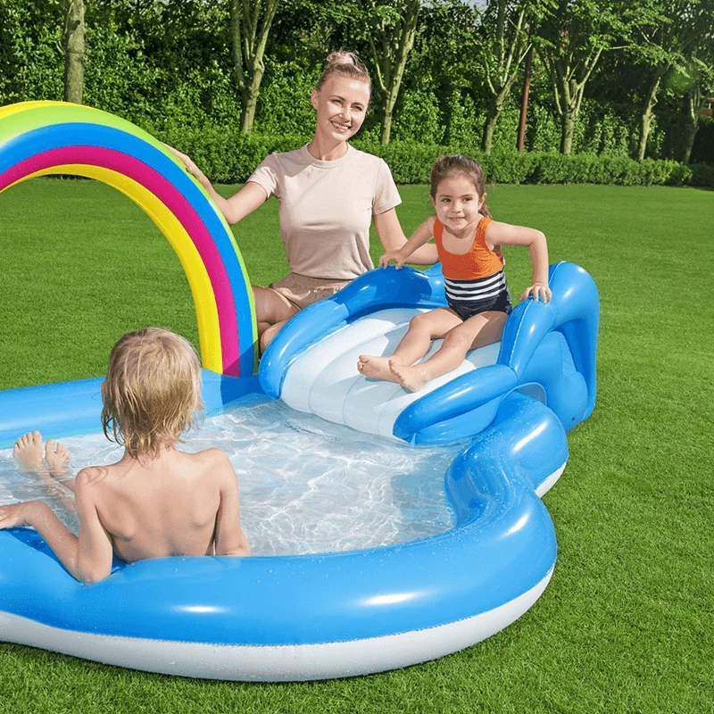 Centre de jeux gonflable Rainbow N' Shine pour enfant