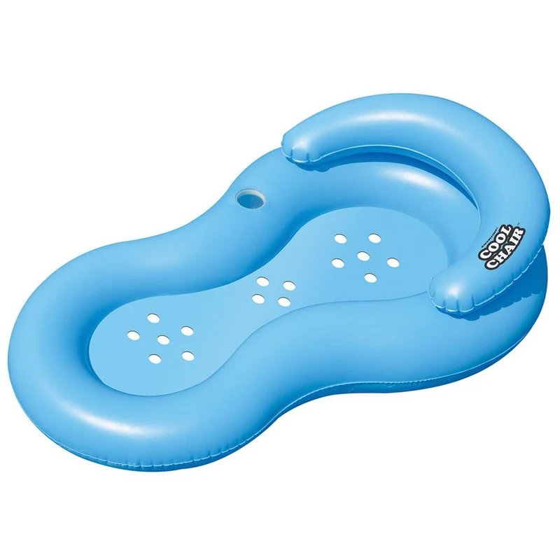 Chaise longue gonflable rafraîchissante