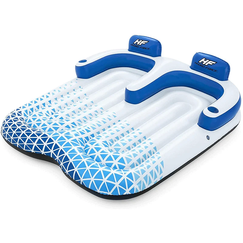 Chaise longue gonflable Indigo Wave - 2 places