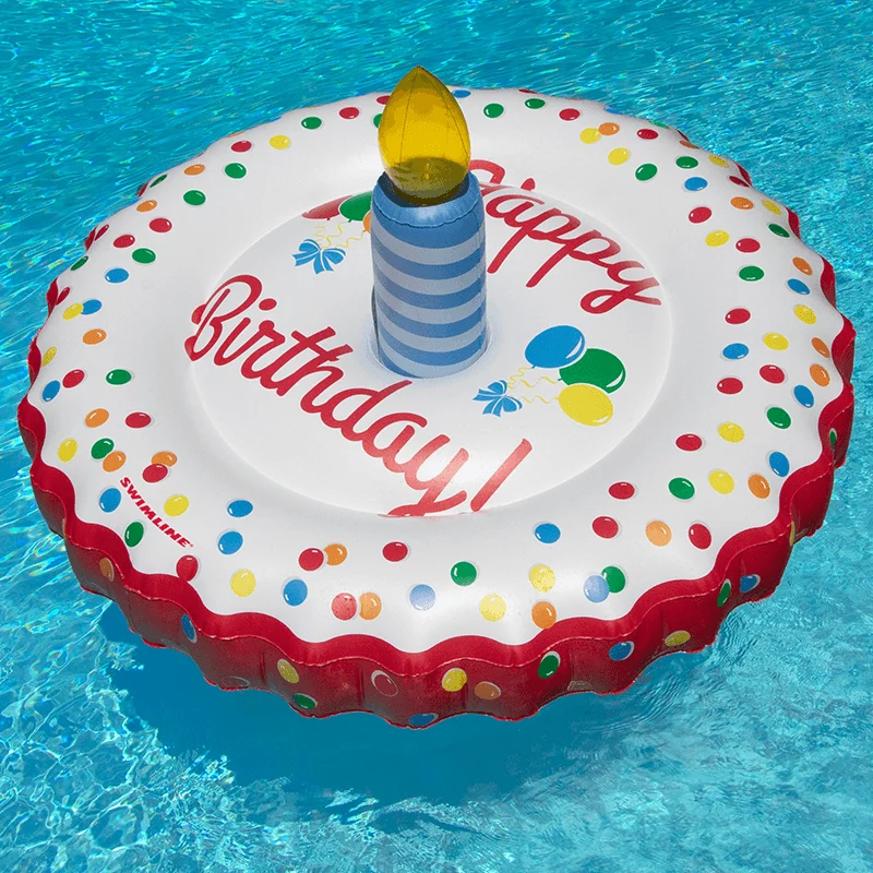Gonflable gâteau de fête lumineux