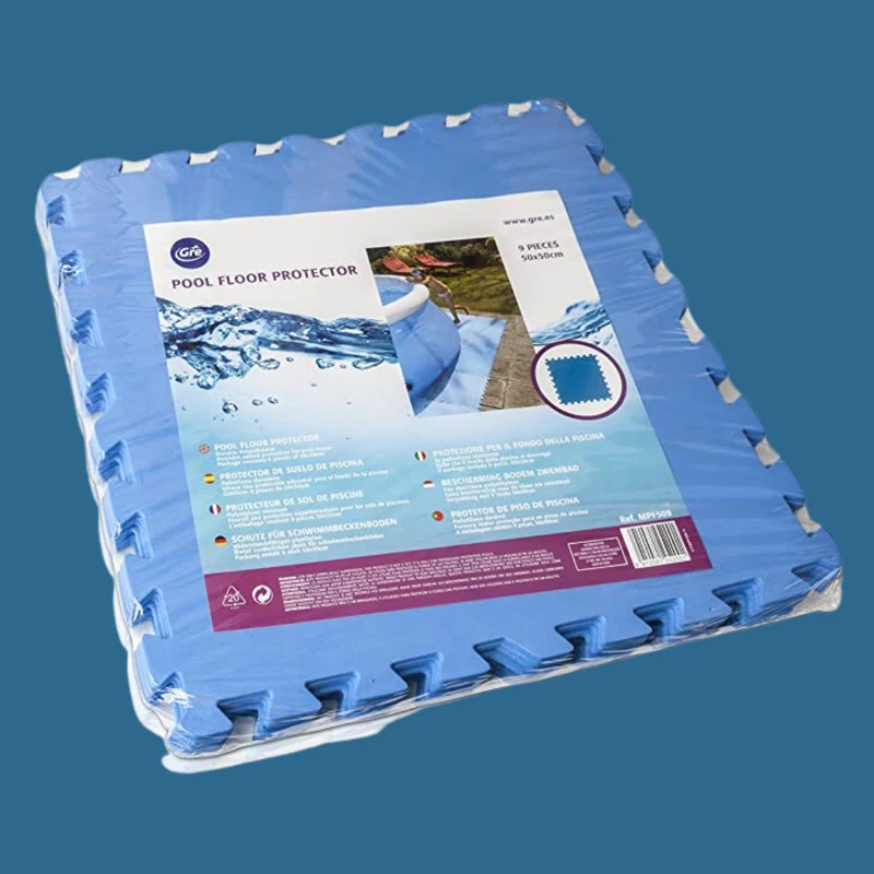 Dalles de protection 9 pc 50x50cm