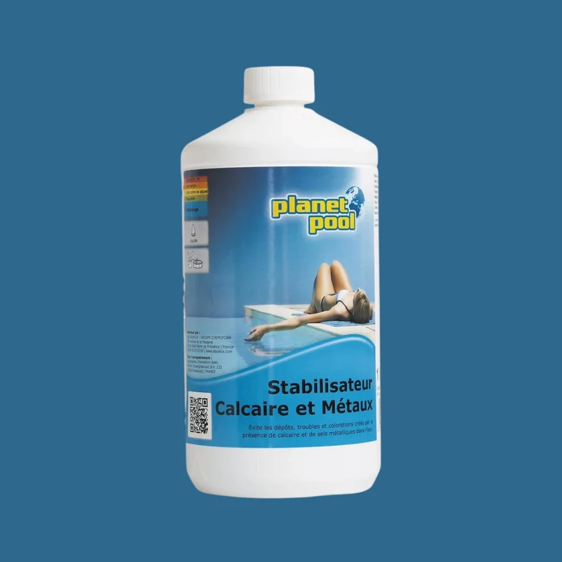 Stabilisateur de calcaire et metaux piscine