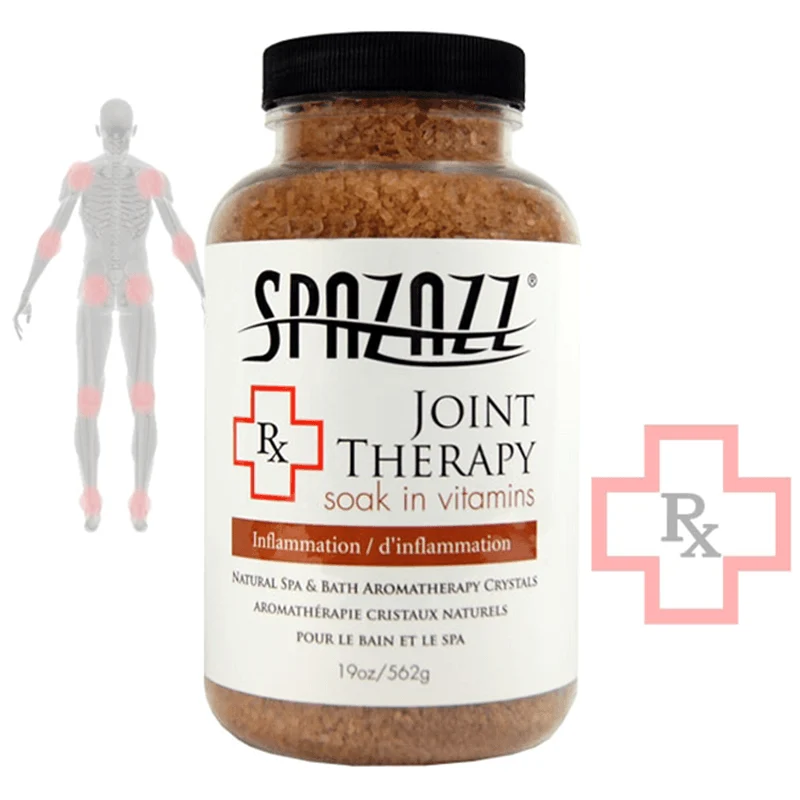Cristaux pour spa et bain réduisant l'inflammation