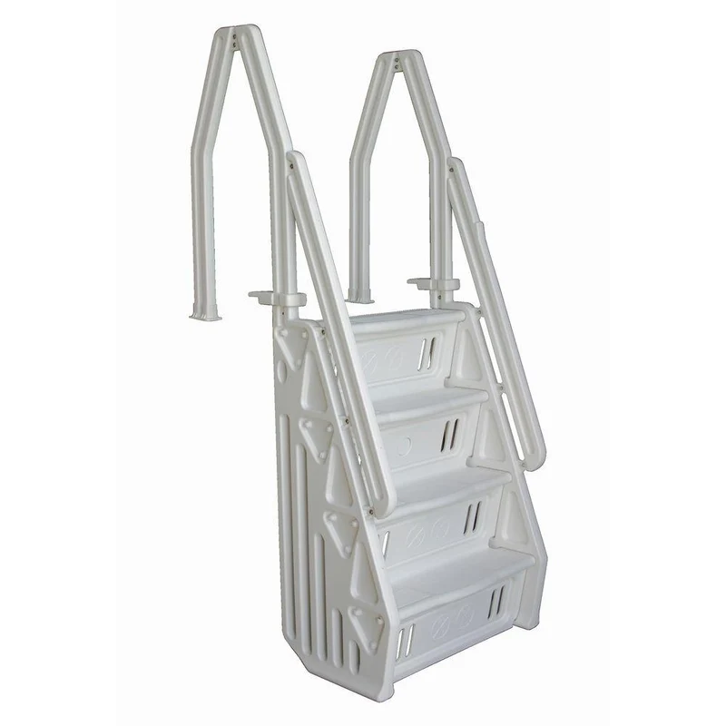 Échelle avec barrière d'entrée pour piscine hors terre