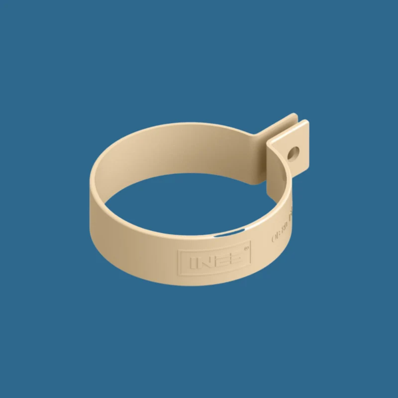Collier à bride gouttière Ø8cm Sable - INES