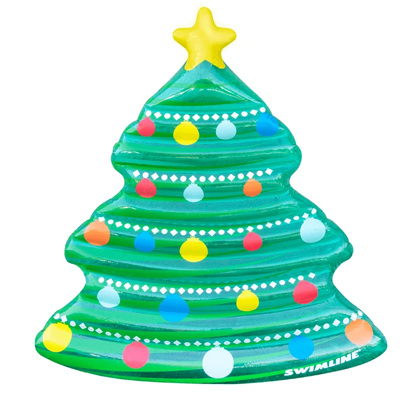 Matelas gonflable arbre de Noël
