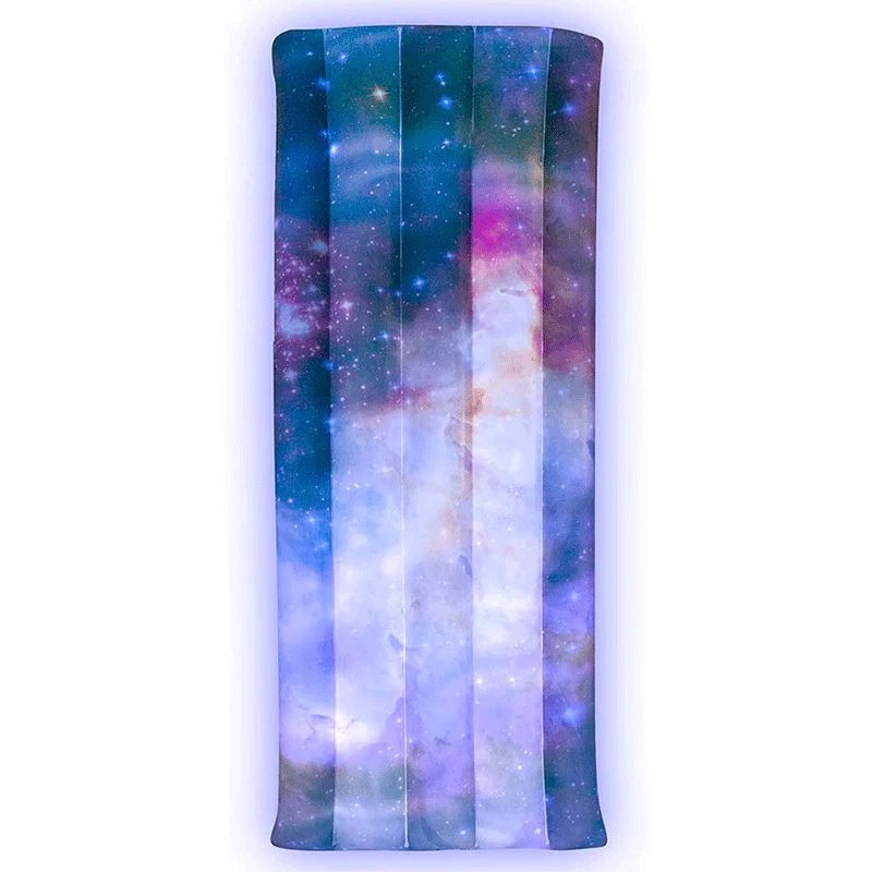 Matelas gonflable galaxie illuminée