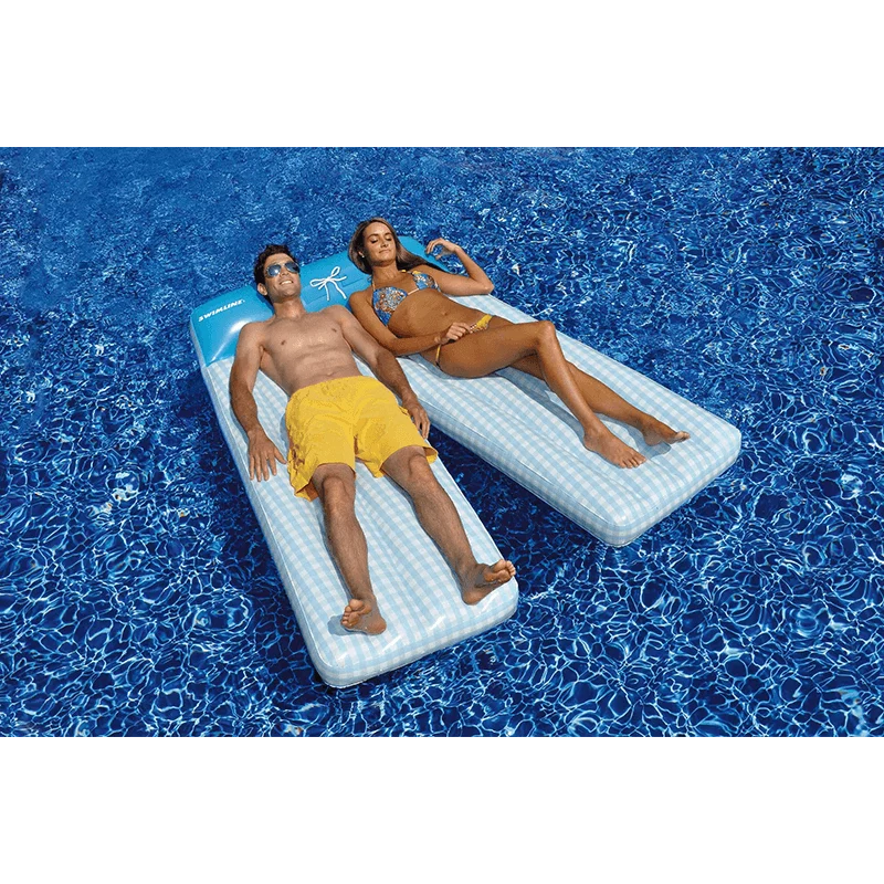 Matelas gonflable short de bain - 2 places
