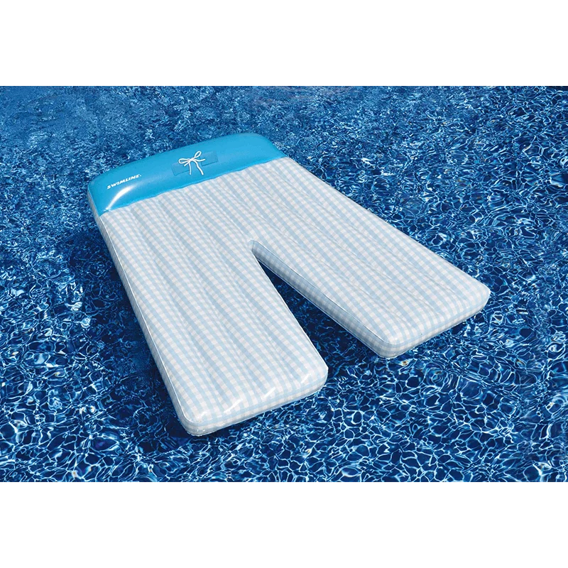 Matelas gonflable short de bain - 2 places