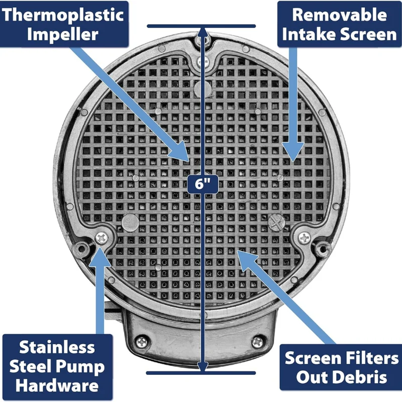 Pompe utilitaire submersible - 1/5 CV