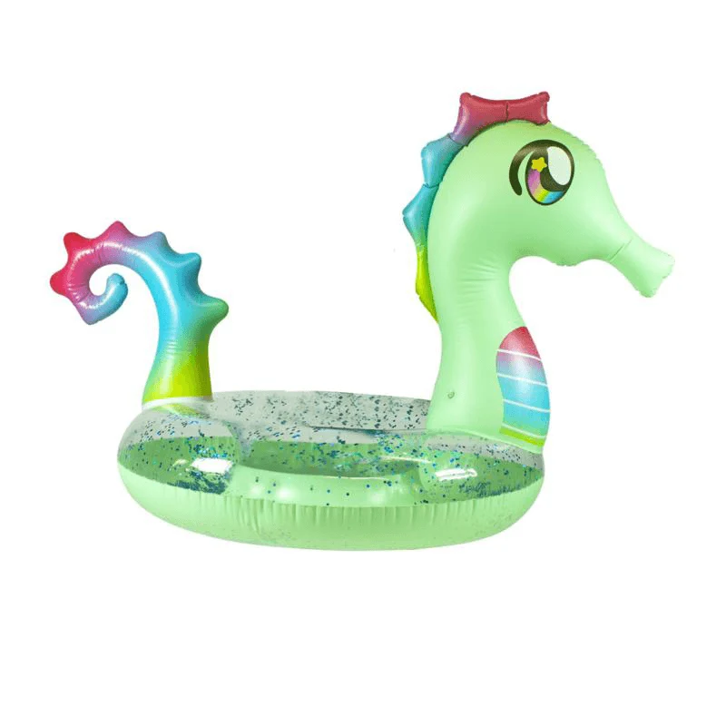 Tube de nage hippocampe scintillant