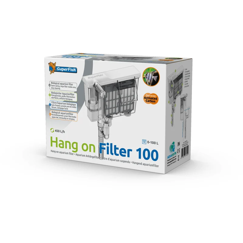 Filtre d'aquarium - Hang on filter 100 - Superfish