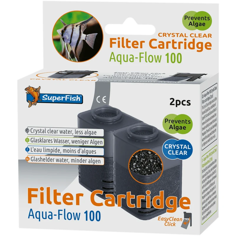 Cartouches Aquaflow 100 Crystal Clear (2Pcs) - Superfish