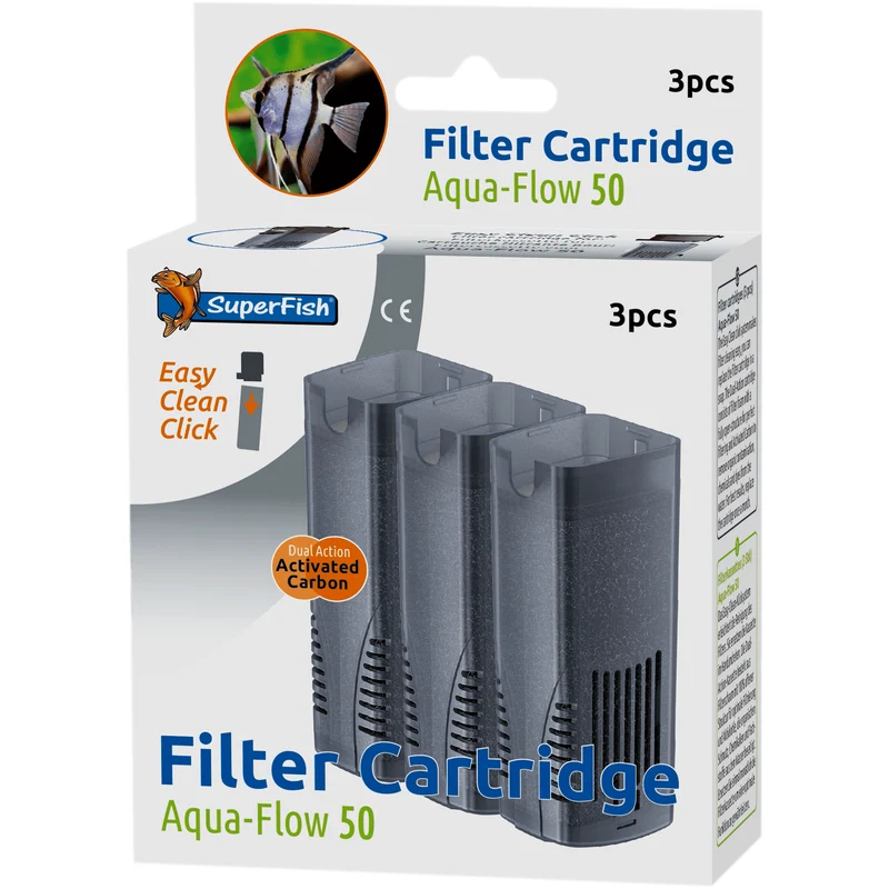 Cartouche Aqua-Flow 50 Easy Click (3Pcs) - Superfish
