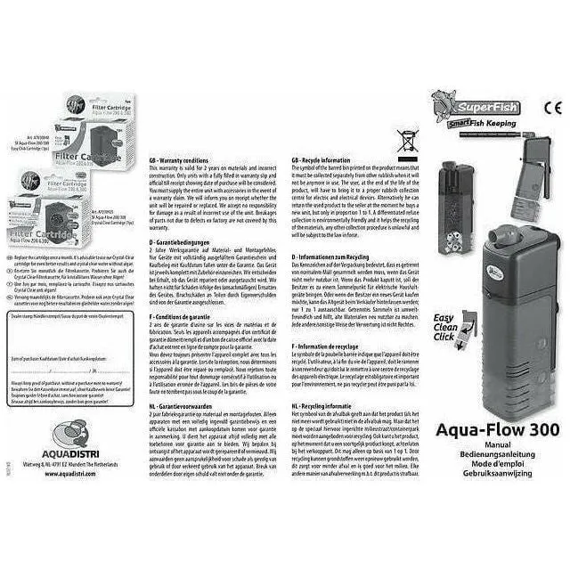 Filtre interne Superfish Sf aqua-flow 300 - 540L/H