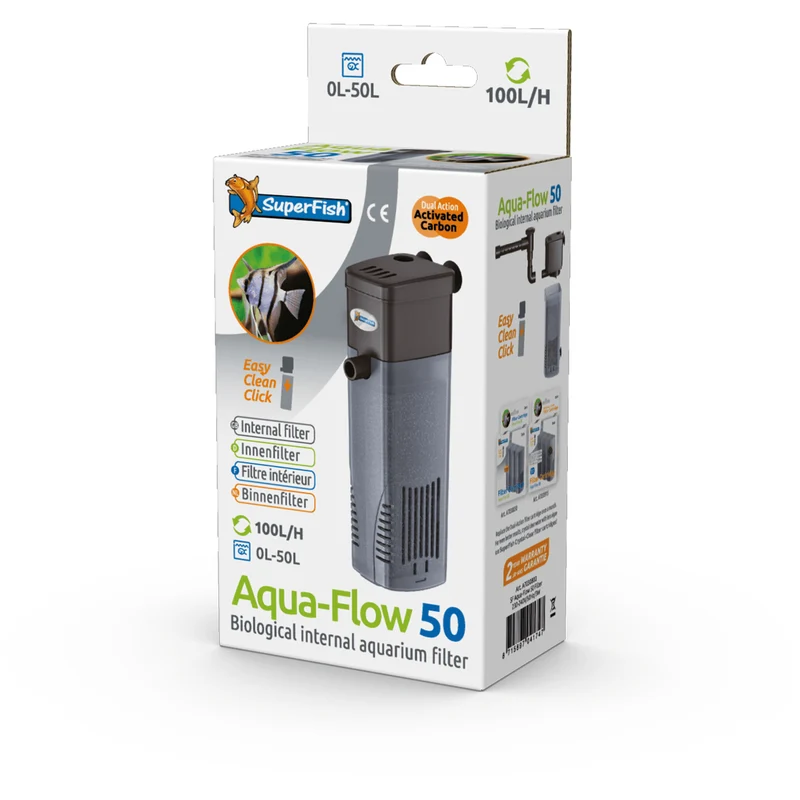 Filtre interne Superfish Sf aqua-flow 50 - 100L/H