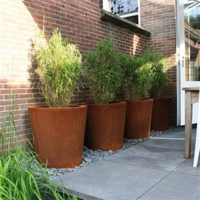 Jardinière en corten - Cado 0.6m x 0.6m