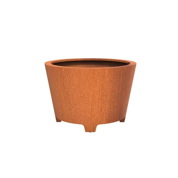 Jardinière en corten - Cado avec pieds 1.2m x 0.8m