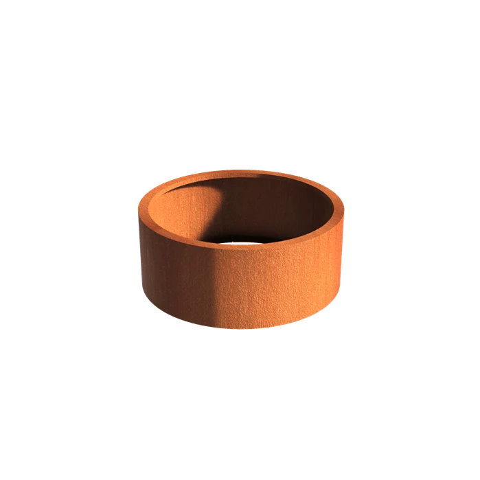 Jardinière en corten - Atlas sans fond 1m x 0.4m