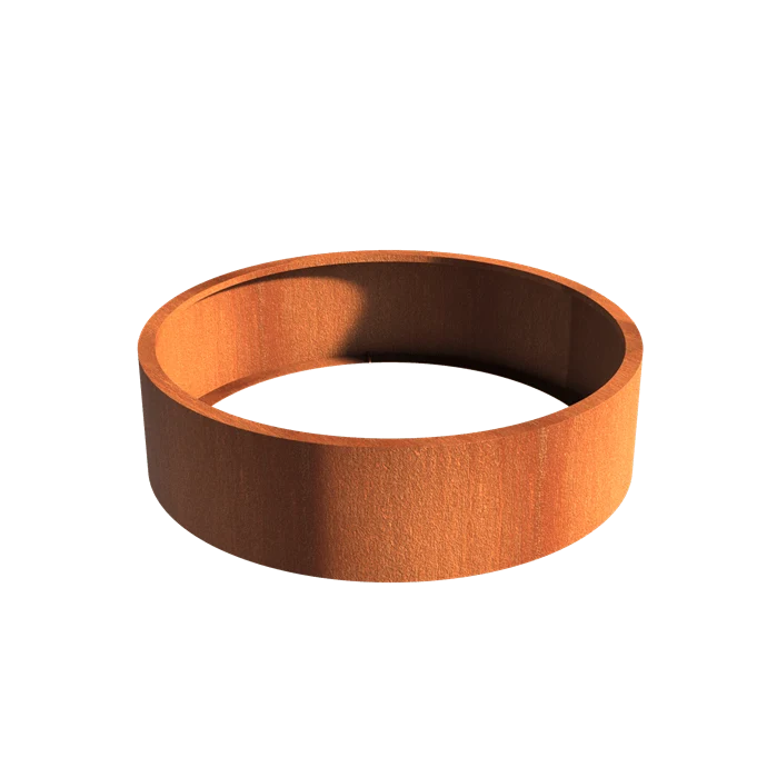 Jardinière en corten - Atlas sans fond 1.5m x 0.4m
