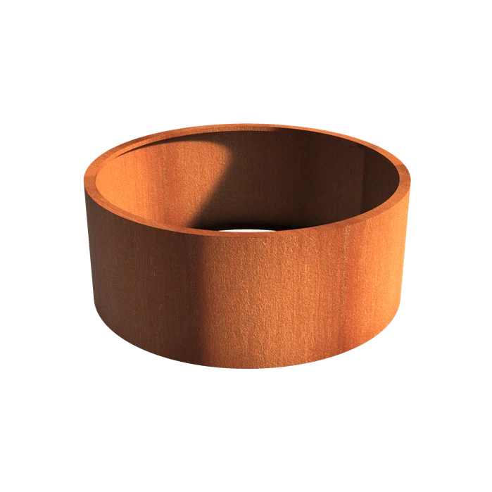 Jardinière en corten - Atlas sans fond 1.5m x 0.6m