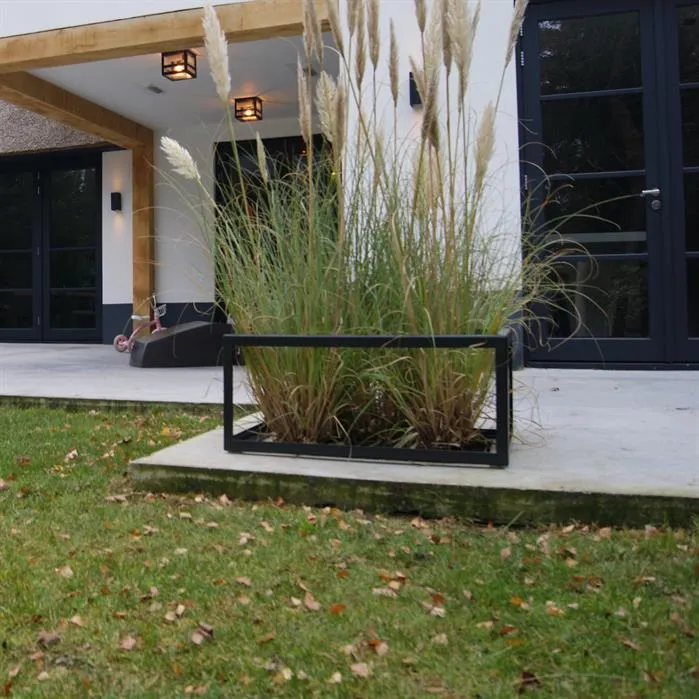Jardinière en corten - Cadre de plante 1.4m x 1.4m x 0.4m