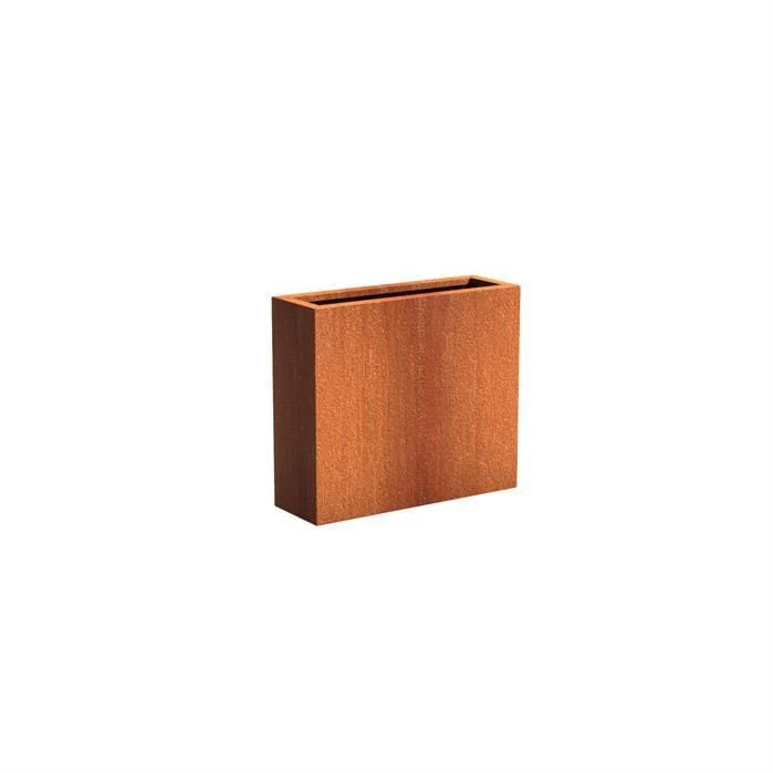 Jardinière en corten - Andes rectangulaire 0.9m x 0.3m x 0.8m