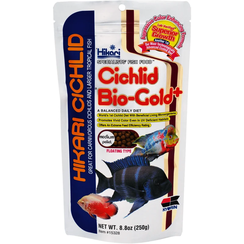 Hikari Chichlid Bio-Gold Medium - 250g - Nourriture pour Cichlidés