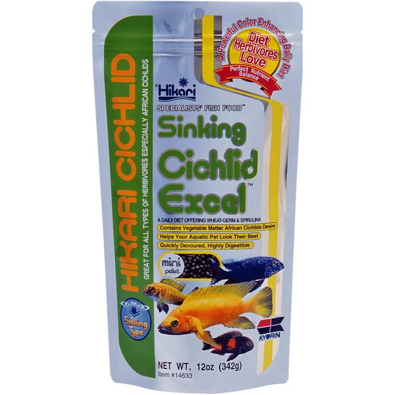 Hikari Chichlid Excel Mini - 342g - Nourriture coulante pour Cichlidés
