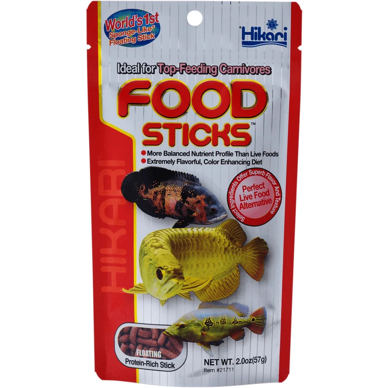 Hikari Food Sticks - 57g - Nourriture pour poissons carnivores
