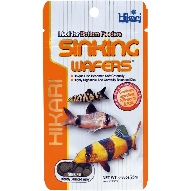 Hikari Sinking Wafers - 25g - Nourriture pour poissons tropicaux