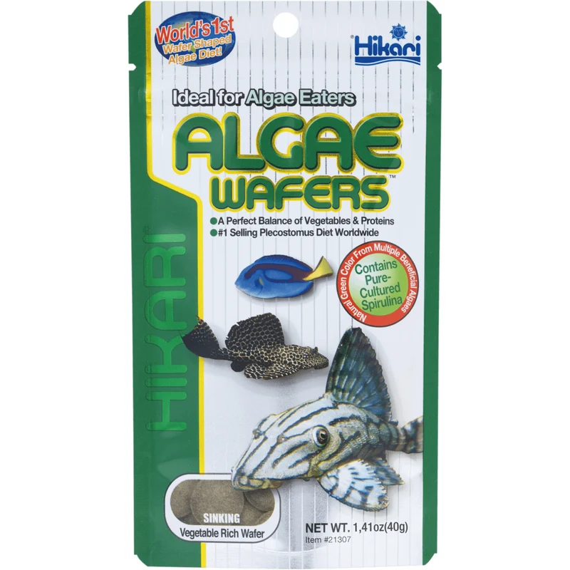 Hikari Algae Wafers - 40g - Nourriture pour poissons tropicaux