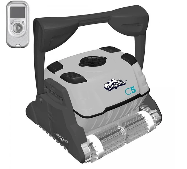 Aspirador robot Maytronics Dolphin C5 limpa fundos de Piscina publica electrico automático
