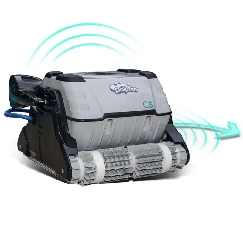 Aspirador robot Maytronics Dolphin C5 limpa fundos de Piscina publica electrico automático