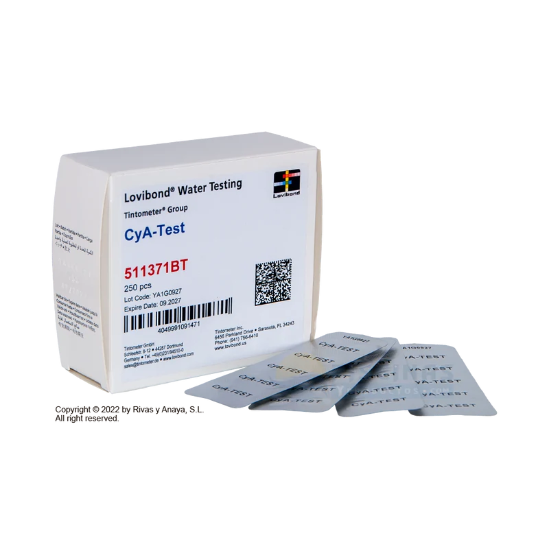 Caja Reactivo Acido cianúrico, 250 Uds. Lovibond