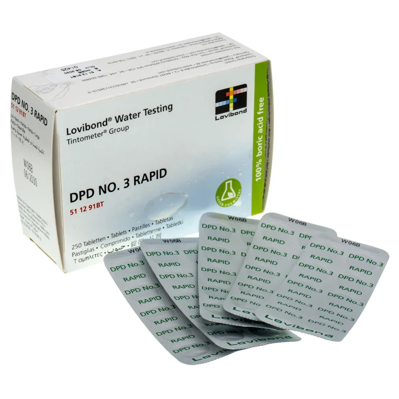 Reactivo DPD 3 Rapid Lovibond 01425 – 250 tabletas