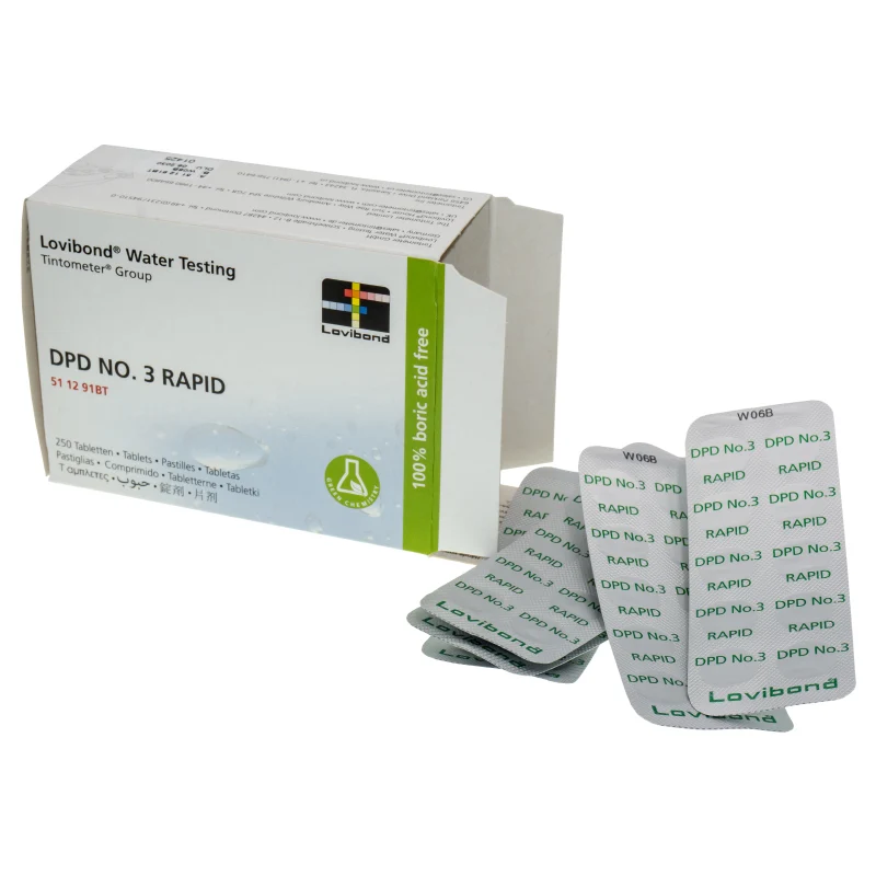 Reactivo DPD 3 Rapid Lovibond 01425 – 250 tabletas