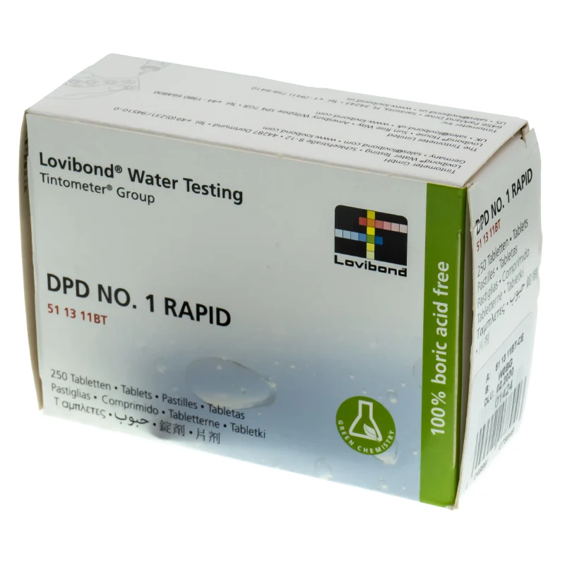 Reactivo DPD 1 Rapid Lovibond 01424 – 250 tabletas