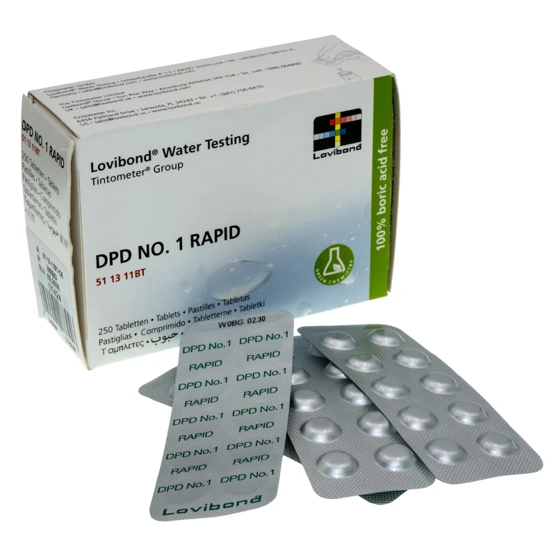 Reactivo DPD 1 Rapid Lovibond 01424 – 250 tabletas