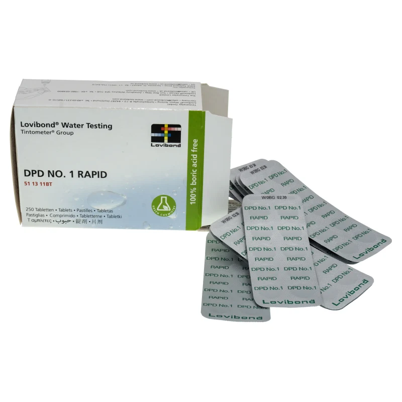 Reactivo DPD 1 Rapid Lovibond 01424 – 250 tabletas